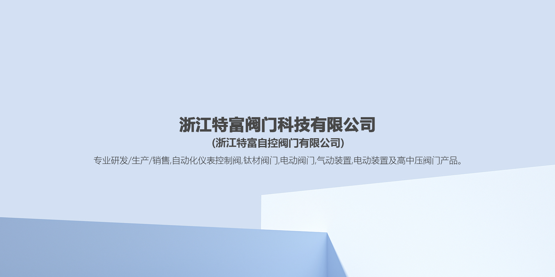 浙江特富閥門科技有限公司